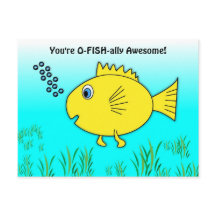 Du bist vom Fisch Phantastisch und schwimmend Gold