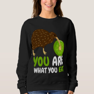 Du bist, was du isst, ich Kiwi Bird Fruchtornithol Sweatshirt