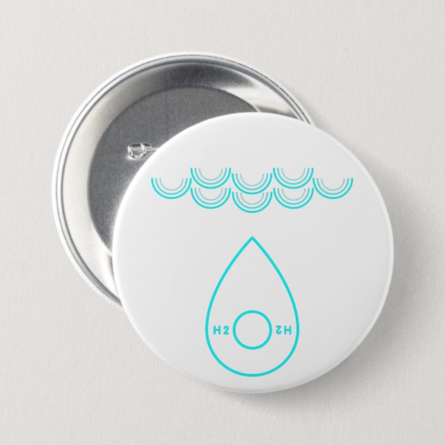 Du bist Wasser Button (Vorne & Hinten)
