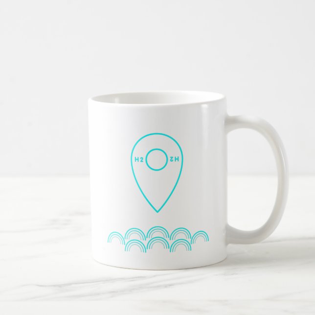 Du bist Wasser Kaffeetasse (Rechts)