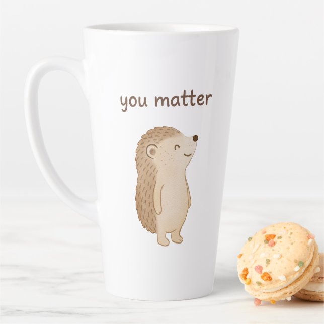 Du bist wichtig Igel-Latte-Mug  Milchtasse (Beispiel)