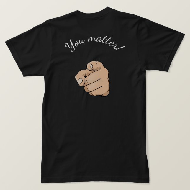 "Du bist wichtig" T-Shirt (Design Rückseite)