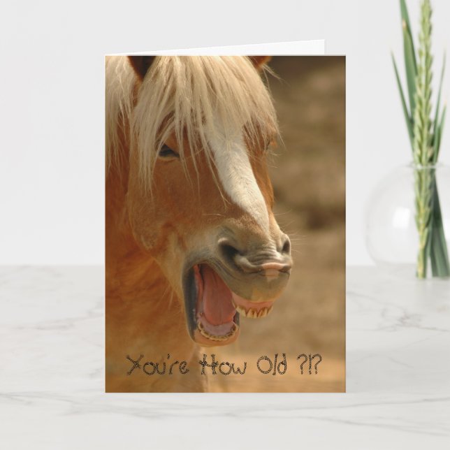 Du bist wie alt?!? karte (Vorderseite)