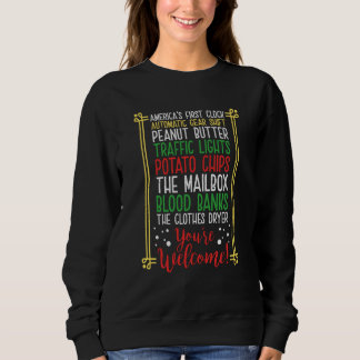 Du bist willkommen Schwarze Geschichte Monat Stolz Sweatshirt