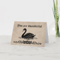 Du bist wunderbar Lustiger Goth Schwarzer Schwan D