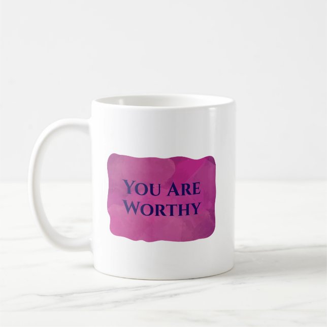 Du bist würdig Tasse (Links)