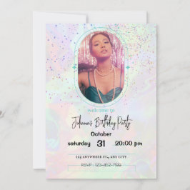 Du bist zu einer fabelhaften Geburtstagsparty eing Einladung