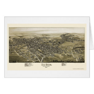 Du Bois, panoramische Karte PAs - 1895