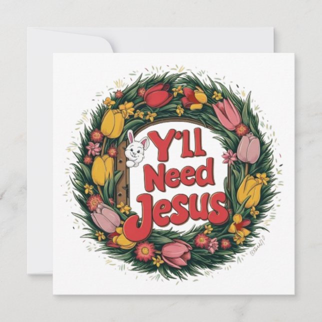 Du brauchst alle Jesus (Vorderseite)