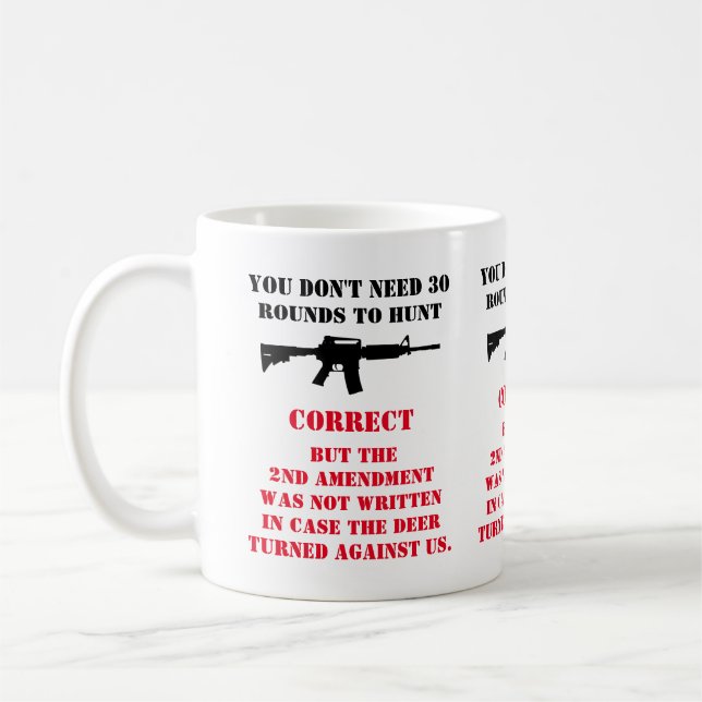 DU BRAUCHST NICHT 30 RUNDEN, UM T - Shirt Trucker  Kaffeetasse (Links)