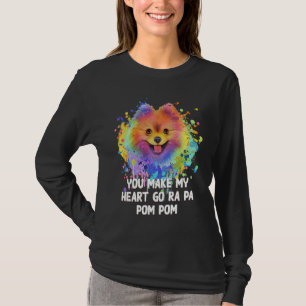 Du bringst mein Herz zum Ra Pa Pom Pom lustigen Po T-Shirt