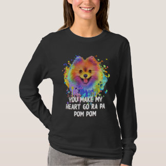 Du bringst mein Herz zum Ra Pa Pom Pom lustigen Po T-Shirt