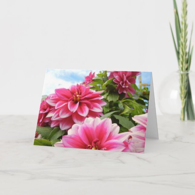 Du bringst mich zum Lächeln, danke. Dankeskarte (Vorderseite)