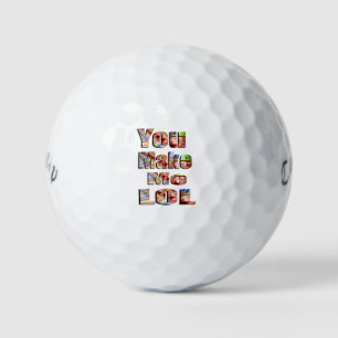 Du bringst mich zum Lachen heraus, laut? Golfball