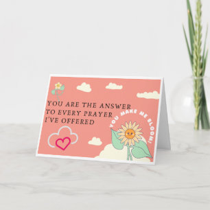 Du bringst mich zum Valentinstag Karte