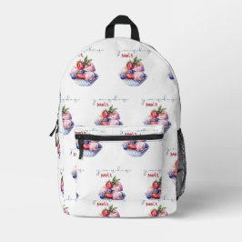 du bringst mir Eiscreme Bedruckter Rucksack
