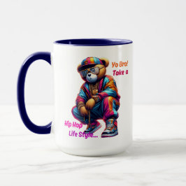 "Du Bro!" Ein HipHop Lifestyle - Bärenstil Tasse