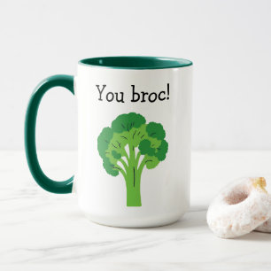 Du Brokk! Brokkoli Tasse