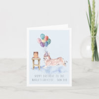 Du chien | Carte d'anniversaire Cute Corgi