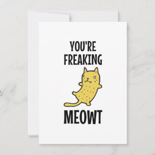 Du erfrischst Meowt Karte
