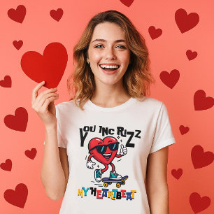 Du erhöhst meinen Herzschlag - Süßes Skateboard-He T-Shirt