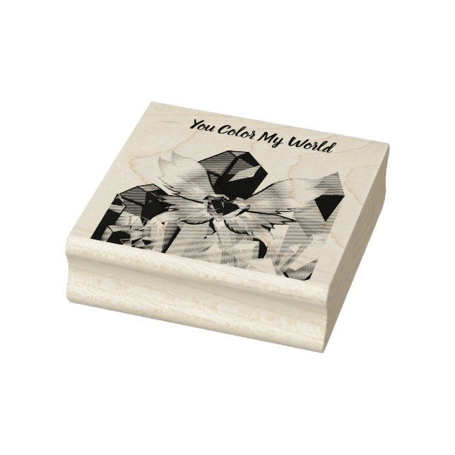 Du färbst meine Welt Gummistempel (Stempel)