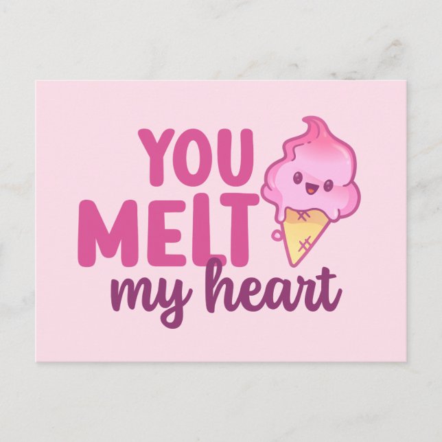 Du fühlst mich am Niedlichen und sonnigen Valentin Postkarte (Vorderseite)