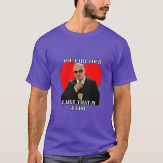 du furzt laut ich mag das an einem mädchen pitbull T-Shirt