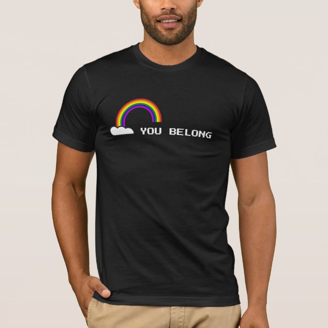 DU GEHÖRST PRIDE T-Shirt (Vorderseite)