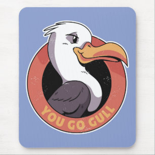 Du gehst Möwe Mousepad