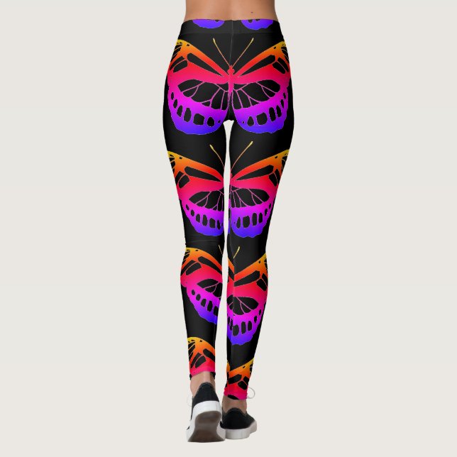 Du gibst mir Schmetterlinge Leggings (Rückseite)