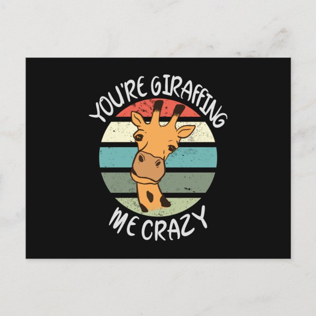 Du gibst mir verrückt postkarte (Vorderseite)