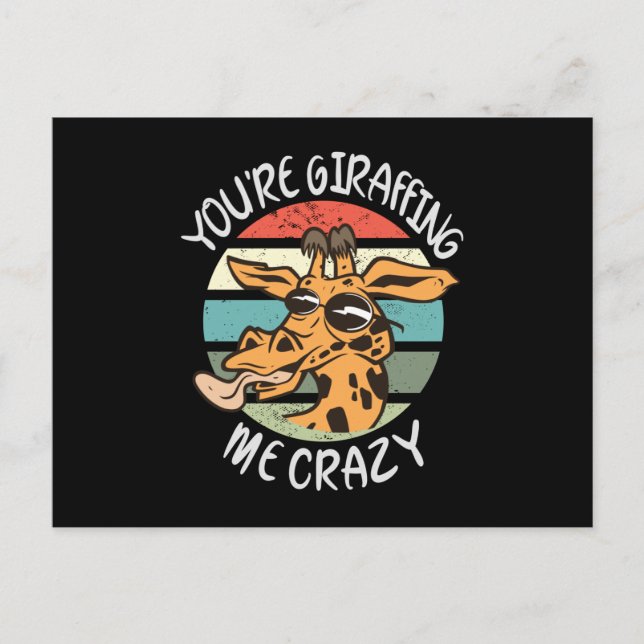 Du gibst mir verrückt postkarte (Vorderseite)