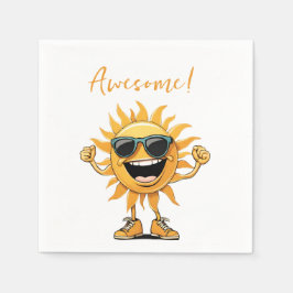 Du Got diese sonnige Sonne mit Sonnenbrille Serviette