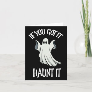 Du Got es hämmern es Halloween Ghost Kostüm Spooky Karte