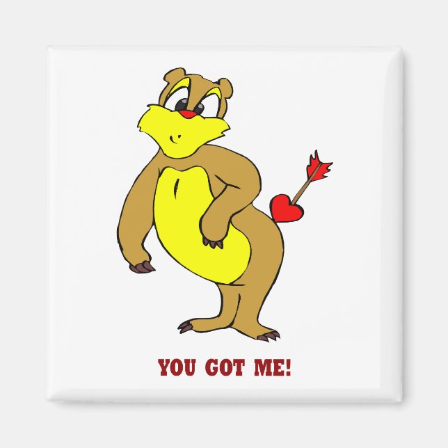 Du Got mir Valentine Magnet (Vorne)