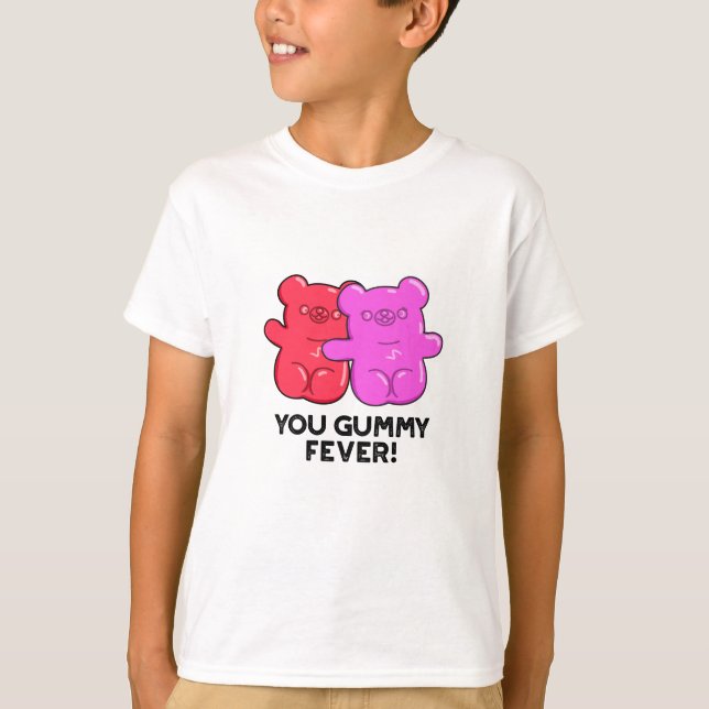 Du Gummy Fever Funny Candy Pub T-Shirt (Vorderseite)