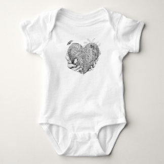 Du hältst den Anzug meines Herzkranzes Baby Strampler