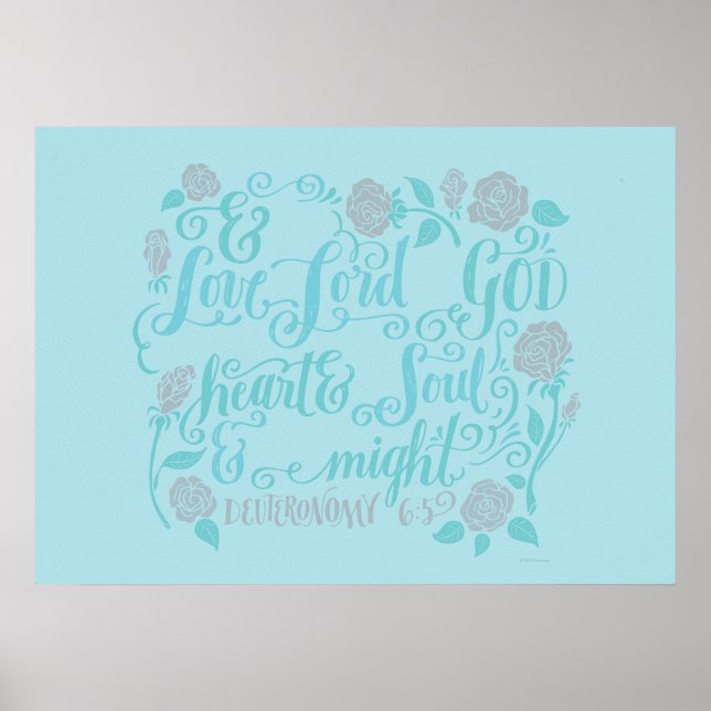 Du hältst die Liebe des Herrn, deines Gottes Poster (Vorne)