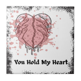 Du hältst mein Herz Fliese