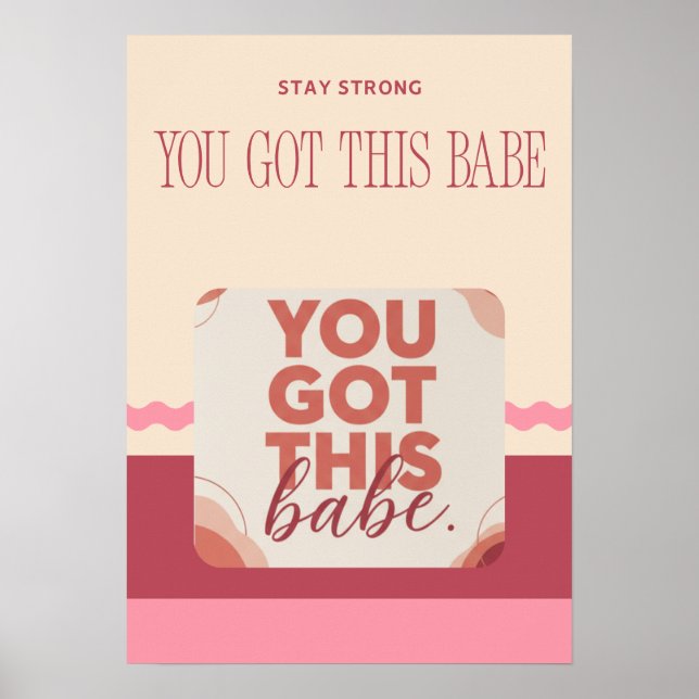 Du hast das Babe für deine Liebe Poster (Vorne)