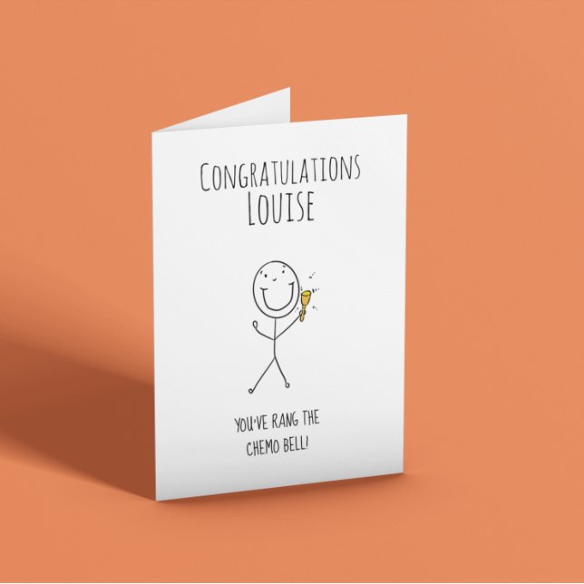Du hast den Chemo-Bell geknallt Karte (Von Creator hochgeladen)
