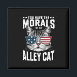 Du hast die Moral eines Witzes mit der Alley Cat Magnet<br><div class="desc">Du hast die Moral eines Witzes mit der Alley Cat</div>