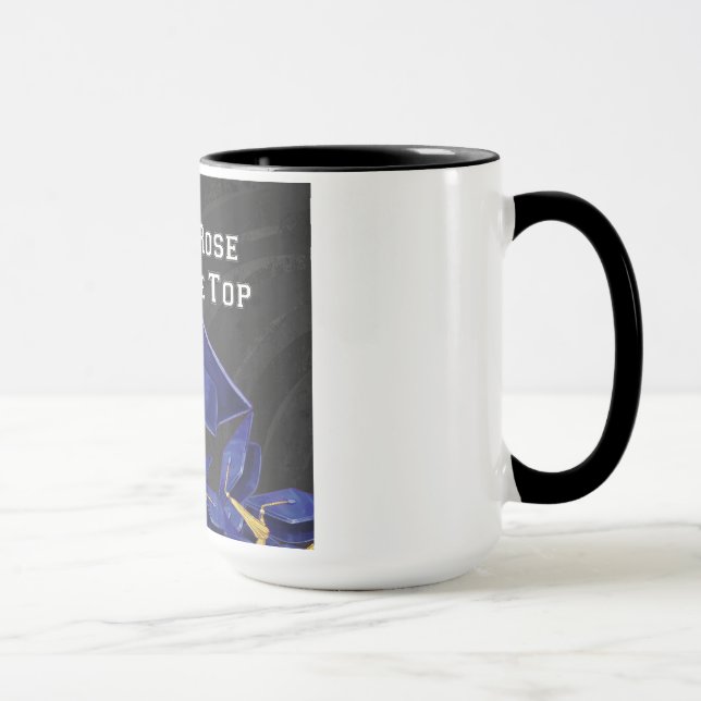 Du hast die Rose nach oben Tasse (Rechts)