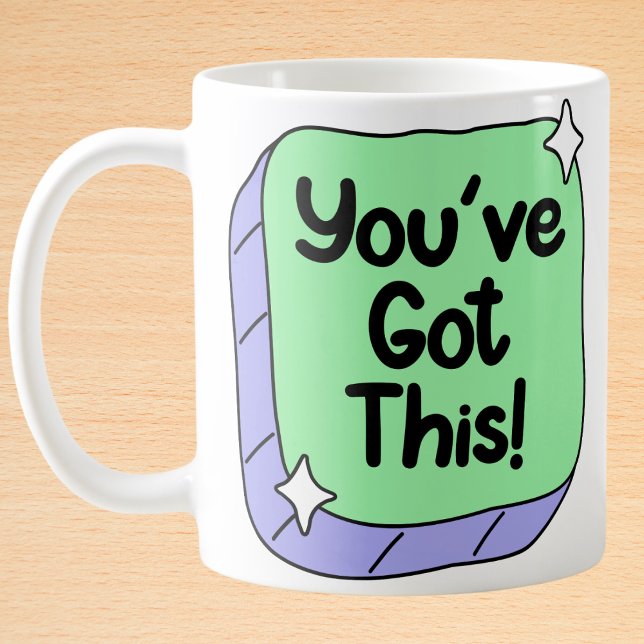 Du hast diese Minze und Lila Motivierend Got Kaffeetasse (Von Creator hochgeladen)
