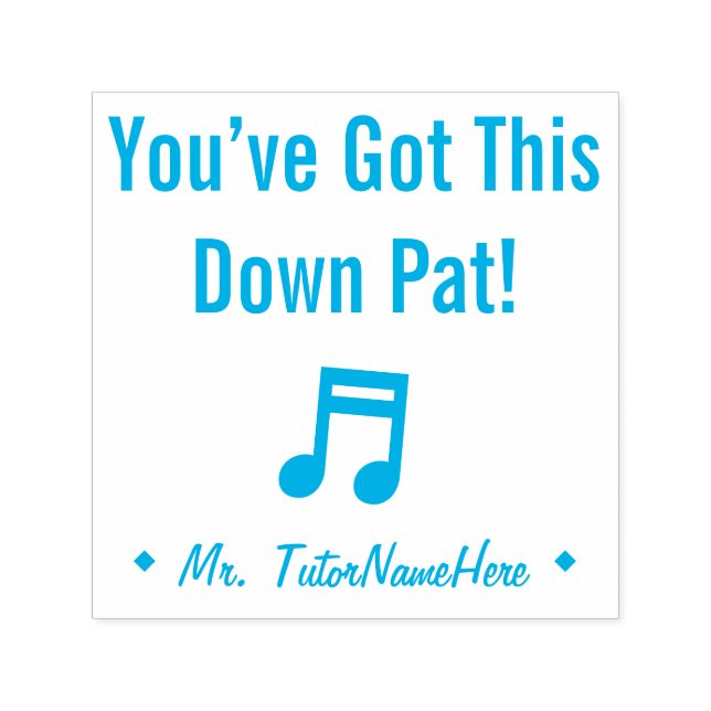 "Du hast diesen Down Pat Got!" + Name des benutzer Permastempel (Design)