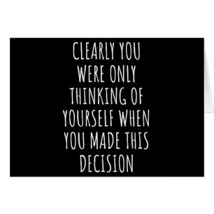 Du hast dir bestimmt nur gedacht, wenn du