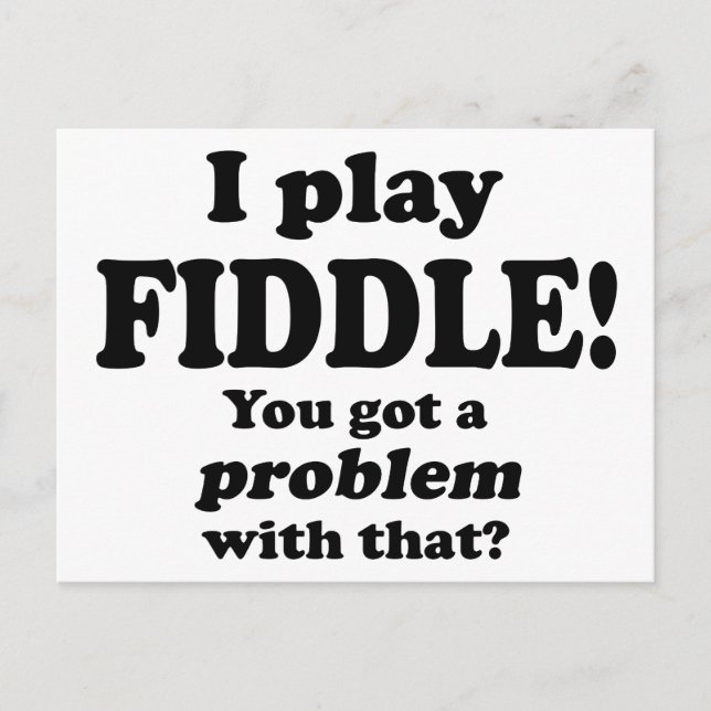 Du hast ein Problem damit Got, Postkarte (Vorderseite)