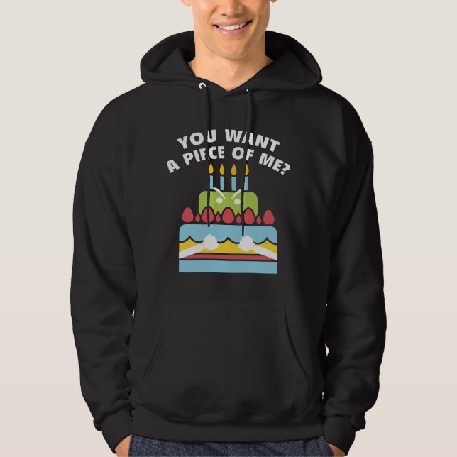 Du hast ein Stück von mir Gewollt? Hoodie (Vorderseite)