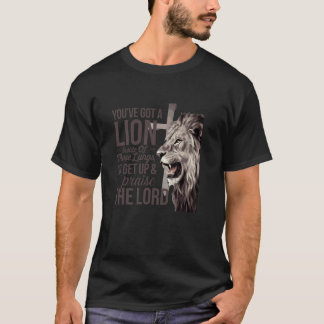 Du hast eine Löwen-Christen-Religion in dir T-Shirt